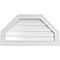 Ekena Millwork Octagonal Top Surface Mount PVC Gable Vent w/ 2"W x 2"P Brickmould Sill Frame, 26"W x 14"H GVPOT26X1403SF - alternate 1